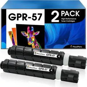 Ennovor MasaiMara GPR-57 GPR57 0473C003 High Yield ( 42,100 Pages) Toner Cartridge for Canon imageRUNNER Advance 4525i 4535i 4545i 4551i 4535i 4545i 4551i Printers, Black 2-Pack