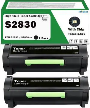 Ennovor S2830 Toner Cartridge Black Compatible with Dell S2830 Toner Use for Dell S2830 S2830dn 2830 dn 2830dn Laser Printer 8,500 Pages
