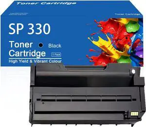 Ennovor SP 330 Toner Cartridge Compatible for Ricoh SP 330 408288 Black Toner Cartridges Work for Ricoh SP 330DN SP 330SFN Aficio Printers