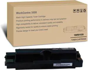 Ennovor 3550 Black High Capacity Toner Cartridge Compatible for Xerox 106R01530 Toner for WorkCentre 3550 Printer, (11,000 Pages)