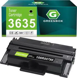 Ennovor GREENBOX Compatible 3635 108R00795 High Yield Toner Cartridge Replacement for Xerox Phaser 3635 MFP Printers (Black, 1 Pack) - 10,000 Pages