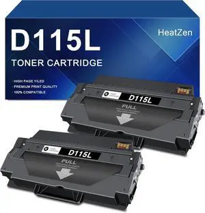MLT-D115L Black Toner Cartridge High Yield Replacement for Samsung MLTD115L D115L Toner Cartridge for Xpress SL-M2880 SL-M2620 SL-M2670 SL-M2870 SL-M2830DW SL-M2870FW SL-M2880FW Printer Ink, 2-Pack