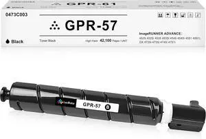 Ennovor GPR-57 GPR57 0473C003 Black High Yield ( 42,100 Pages) Toner Cartridge for Canon imageRUNNER Advance 4525i 4535i 4545i 4551i 4535i 4545i 4551i Printer (1-Pack)