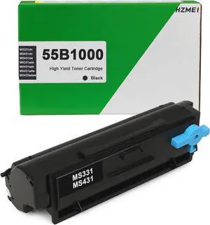 Ennovor High Yield 55B1000 Toner Cartridge with New Chip Compatible for Lexmark MS431 MS331 Toner use for MS331dn MS431dn MS431dw MX331adn MX431adn MX431adw MX432adwe Printers