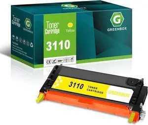 Ennovor GREENBOX Remanufactured 3115CN Toner Cartridge Replacement for Dell 3110CN 3115CN 3110 3115 Printer, 8,000 Pages High Yield for Dell 310-8098 (1-Pack, Yellow)