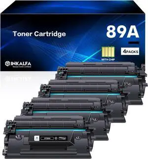 89A CF289A Black Toner Cartridge 4 Pack Compatible Replacement for HP 89A CF289A 89X CF289X for HP Laserjet Enterprise M507 M507n M507dn M507x MFP M528dn M528f M528c M528z M528 Series Printer Ink