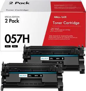 Ennovor 057H Toner Cartridge Replacement for Canon 057H 057 CRG-057H Work with ImageCLASS MF445dw LBP226dw MF448dw LBP227dw LBP228dw MF449dw MF445 Printer (Black, 2Pack)