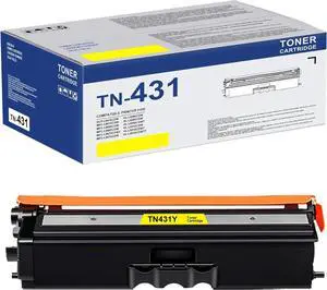 Ennovor TN431Y TN431 Toner Cartridge, Compatible for Brother TN-431 Yellow Toner Cartridge HL-L8260CDW HL-L8360CDW MFC-L8610CDW MFC-L8900CDW HL-L9310CDW Printer , Yellow (1 Pack)