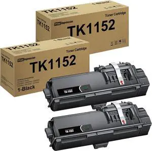 Ennovor TK 1152 Black Toner Cartridges Compatible Replacement for Kyocera TK-1152 TK1152 1T02RV0US0 to Use with Kyocera ECOSYS P2235dn P2235dw M2135dn M2635dn M2635dw M2735dw Laser Printers, 2Black