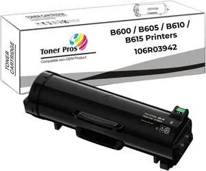Toner Pros (TM Remanufactured Xerox Versalink 106R03942 Toner Cartridge - Black High Capacity Toner Replacement for Xerox Versalink B600 / B605 / B610 / B615 Printers - Pages Yield 25,900, 1 Pack