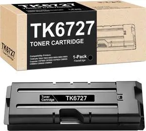TK-6727 TK6727 Black Toner Cartridge Compatible for Kyocera TK-6727 Copystar TK-6729 Toner for TASKalfa 7002i 7003i 8002i 8003i 9002i 9003i Printer Cartridge - 1 Pack TK6727 1T02NJ0CS0 Black Toner