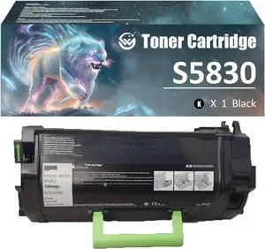 Ennovor S5830 Toner Cartridge Replacement for Dell 8XTXR 593-BBYT Black Toner Cartridges for Dell S5830dn Printer , 1 Pack(45,000 Pages)
