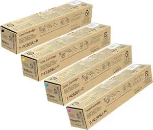 Ennovor T-FC505U High Yield Toner Cartridges TFC505U Replacement for Toshiba T-FC505U-K T-FC505U-C T-FC505U-M T-FC505U-Y for E-Studio 2505AC 3005AC 3505AC 4505AC 5005AC Printer