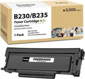 B230 B225 B235 Toner Cartridge Replacement for Xerox B230 B225 B235 006R04400 006R04401 High Yield Toner Cartridge Work with B230 B225 B235 Printers, 1 Pack B230 B225 B235 Toner Black Cartridge
