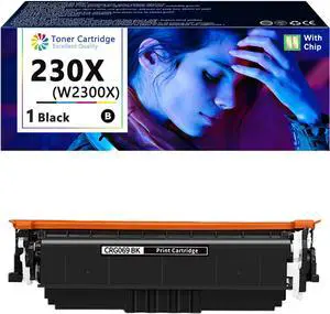 Ennovor 230X Toner Cartridges Compatible for HP 230X W2300X W2301X W2302X W2303X Toner Replacement for HP Color Laserjet Pro 4203dw MFP 4303fdw Printers Black