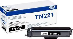 Ennovor 1 Pack TN221 Black Toner Cartridge, Compatible for Brother TN221 TN-221 Toner Replacement for HL-3140CW 3150CDN 3170CDW 3180CDW MFC-9130CW 9140CDN 9330CDW 9340CDW DCP-9015CDW 9020CDN Printer