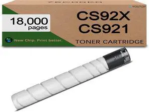 Ennovor 1PK 76C00K0 Black Toner Cartridge for CS92X CS921 Toner Cartridge Compatible for CS92x CS921 CS923 CS92x CX920 CX921 CX922 CX923 CX924 Printer