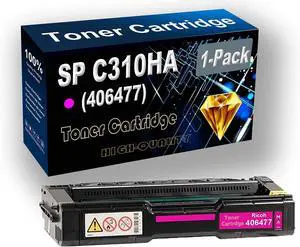 Ennovor 1-Pack (Magenta) Compatible High Yield SP C310HA | 406477 Imaging Toner Cartridge use for Ricoh SP C310HA C311N C312DN C312DN C231N C242DN Printer