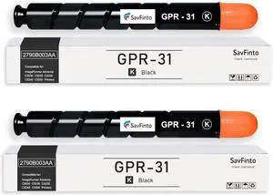 Ennovor GPR-31 GPR31 Toner Cartridge Replacement for Canon ImageRunner Advance C5030 C5030i C5035 C5035i C5235 C5235i C5240 C5240i C5240A C5235A C5255 NPG-46 XV29 Printer (Black, 2-Pack)