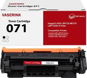 Ennovor 071 High-Yield Black Toner Cartridge 1-Pack Replacement for Canon 071 Toner Cartridge for imageCLASS LBP120 Series MF270 Series LBP122dw Printer