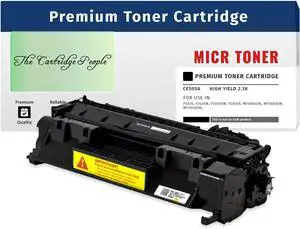 Ennovor New Compatible 05A,CE505A MICR Toner 2,300 Pages ( Check Printing) LJ P2035, LJ P2035N, LJ P2055DN, LJ P2055X, IMAGECLASS MF5850DN, MF5880DN, IMAGECLASS MF5950DW,