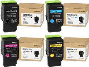 Ennovor C310 C315 High Capacity Toner Cartridge Set (4-Pack BK/C/M/Y) Replacement for Xerox 006R04364 006R04365 006R04366 006R04367 Toner for C310 C315 C310DNI C315DNI Printer