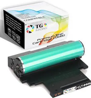 Ennovor TG Imaging 1-Pack Compatible Replacement for Samsung CLT-406S Toner Cartridge Work with Xpress C410W C460 C460W C460FW CLP-360 CLP-360N CLP-365 CLP-365W CLX-3305 CLX-3305N Printer, Drum