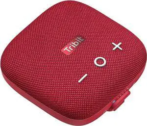 Tribit StormBox Micro 2 Portable Bluetooth Speaker, Bluetooth 5.3 Speakers with XBass, IP67 Waterproof, 12H Playtime Long Battery for Outdoor Camping Biking (Red)