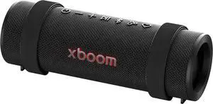 LG xboom Grab Core by will.i.am, xboom Signature Sound, Portable Bluetooth Speaker, up to 19 Hours of Playback, IP67 Dust and Water Resistant, MIL-STD 810H Durability, Adjustable Carrying Strap