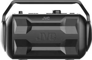 JVC Rover Portable Indoor/Outdoor Bluetooth Speaker, 30 Watts Powerful Sound, 30 Hours Battery, IPX4 Water Resistant, USB Port and Microphone/Guitar Input - XSS521PB (Black)
