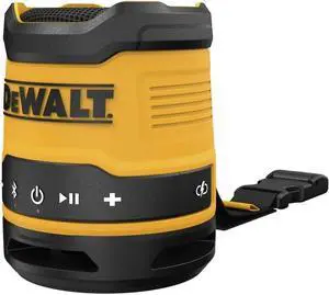 DEWALT Bluetooth Speaker, USB-C Rechargeable, Jobsite (DCR008)