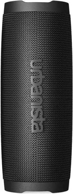 Urbanista Wireless Bluetooth Speaker, Portable Speaker Waterproof IPX7 Rating, 18H Playtime, Button Controls, Bluetooth 5.2 Dual Pairing, Loud Speaker Stereo Sound, Outdoor Speakers, Nashville, Black
