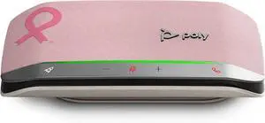 Poly  Sync 20 USB-A Pink Personal Bluetooth Smart Speakerphone (Plantronics) - Connect to Cell Phone via Bluetooth, PC/Mac via Included USB-A Cable - Works with Teams, Zoom (Certified) & More