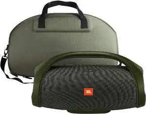 Hard Travel Case for JBL Boombox - Waterproof Portable Bluetooth Speaker by Hermitshell (Green)