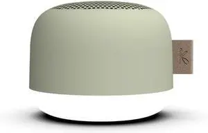 Alight Portable Bluetooth Speaker and Lamp, Water Resistant (IPX5), Up to 15 Hours of Rechargeable Wireless Play and Light, Wireless Speaker for iPhone and Android (Olive Green)