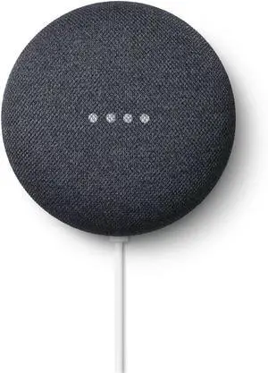 Google Nest Mini 2nd Gen Smart Speaker  Latin American Version with Spanish Packaging  US Compatible  Auto-Adjusts Language to User's Locale, Charcoal