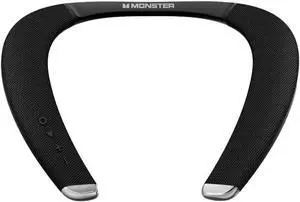 Monster Boomerang Petite Neckband Bluetooth Speakers, Neck Speaker with 15H Playtime, aptX High Fidelity 3D Stereo Sound, Low Latency, Built-in Mic, IPX5 Waterproof Wearable for Home Outdoor