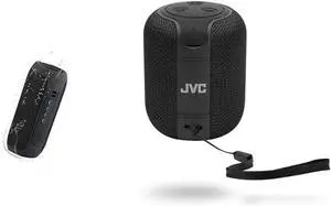 JVC Portable Wireless Speakers with Surround Sound, Bluetooth 5.0 & 5.3, TWS Stereo, Waterproof IPX5, Up to 18-Hour Battery Life