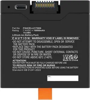 10000mAh FG4CELL21700G, FG4CELL21700H Battery Replacement Compatible with JBL Partybox Stage 320 & JBL Xtreme 4 Portable Bluetooth Speaker