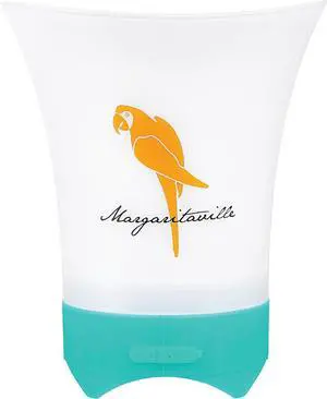 Sakar Margaritaville Keeping It Chilled Ice Bucket Wireless Speaker for Wine, with Waterproof Speaker, 4 Hours of Playtime, Perfect Bar Accessories for Home, with True Wireless Pairing, Multi