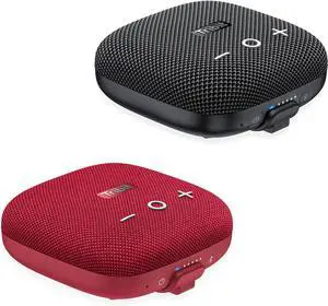 Tribit StormBox Micro 2 Portable Speaker (Black and Red)