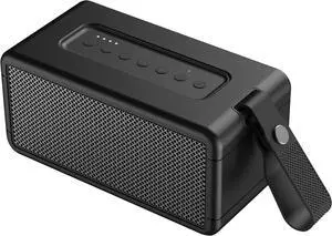AT&T Essentials Retro 40W Bluetooth Speaker - Black
