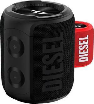 Wireless Speaker, IPX7 Bluetooth 5.0 Waterproof Portable Speaker with Bass Boost, 14 Hr Playtime, Stereo Pairing, Microphone, Removable Wriststrap, Great for Outdoor and Party, Black
