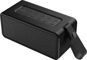 AT&T Essentials Retro 80W Bluetooth Speaker - Black