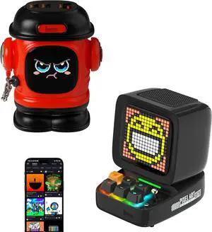 Divoom Portable Bluetooth Speaker Sound & 3-in-1 Fast Charging Adapter for On-The-Go Convenience