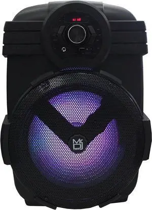 Mr. Dj Yuma 12" Portable Active Speaker with Rechargeable Battery 2000W P.M.P.O