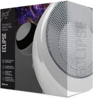 iJoy Eclipse True Wireless Bluetooth Speakers - White