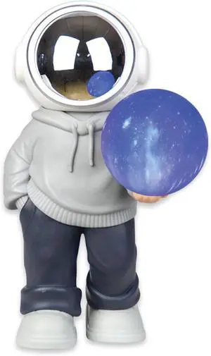Astronaut Speaker Hoodie Wireless Bluetooth Speaker with 360° Stereo Sound, TWS Pairing, RGB LED Lights & Mini Subwoofer Space Decor Gift for Kids & Teens