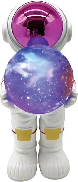 Astronaut Speaker Purple-FACE Wireless Bluetooth Speaker with 360° Stereo Sound, TWS Pairing, RGB LED Lights & Mini Subwoofer  Space Decor Gift for Kids & Teens