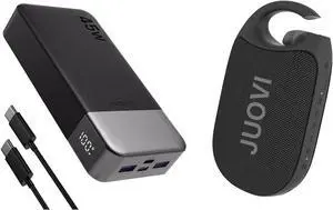 20000mAh 45W Power Bank Portable Charger Clip Wireless Portable Bluetooth Speaker